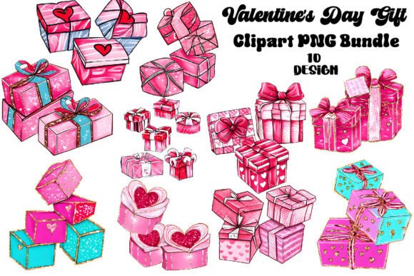 Download Valentine's Day Gift Clipart - Valentine Collection