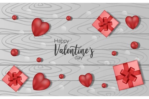Download Backdrop Happy Valentines Day Heart Box - Valentine Collection