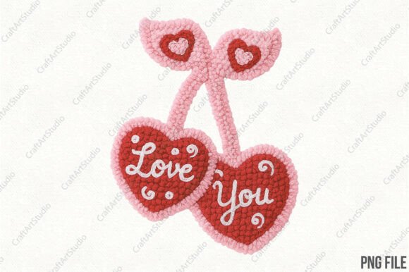 Download Latch Hook Valentine Png Yarn Valentines - Valentine Collection