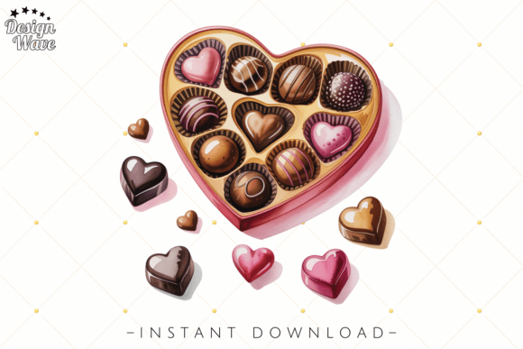 Download Valentine Chocolate Heart Box PNG - Valentine Collection