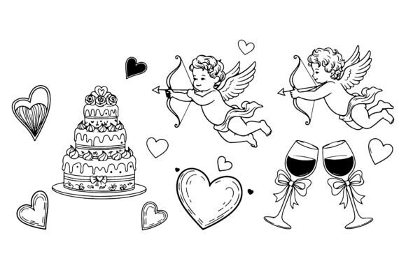 Download Romantic Valentine S Day Celebration Ele - Valentine Collection