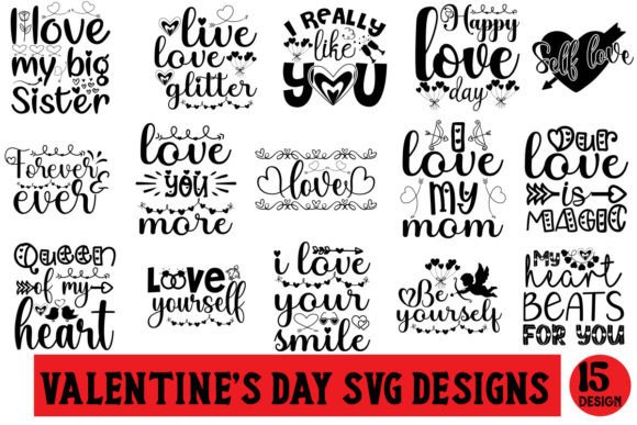 Download Valentines SVG Designs Bundle - Valentine Collection