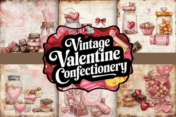 Download Vintage Valentine Confectionery Journal - Valentine Collection