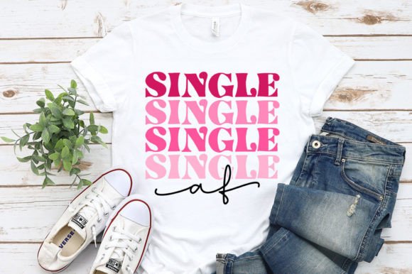 Download Single Af Retro Valentine SVG - Valentine Collection