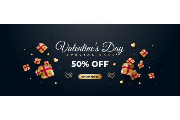 Download Valentine's Day Sale Banner Design - Valentine Collection