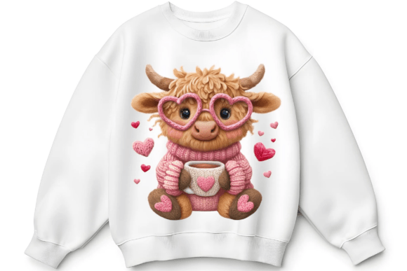 Download Cute Cow Valentine PNG - Valentine Collection