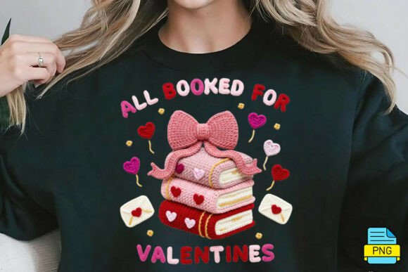 Download All Booked for Valentine Crochet PNG - Valentine Collection