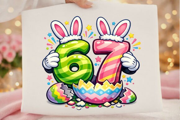Download Funny 67 Bunny Ears Easter Png,6 7 Png - 6 7 png Collection