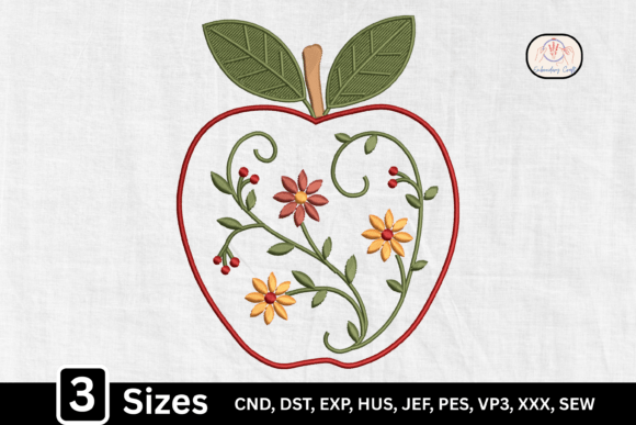 Download Folk Art Fruit Floral Apple - Premium Resources