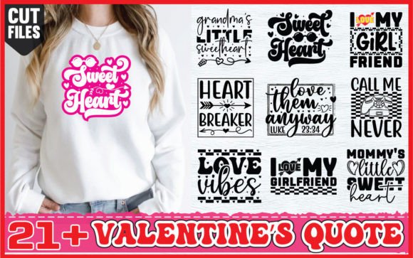 Download 21+ VALENTINE’S QUOTE SVG BUNDLE - Valentine Collection