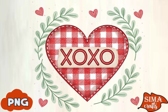 Download Valentine's Day Xoxo Checkered Heart PNG - Valentine Collection