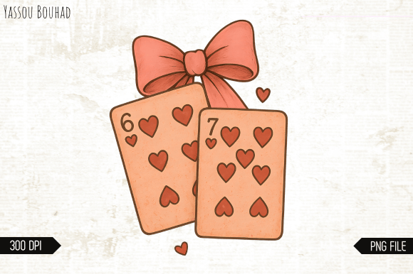 Download Vintage 67 Six Seven Valentine PNG - Valentine Collection