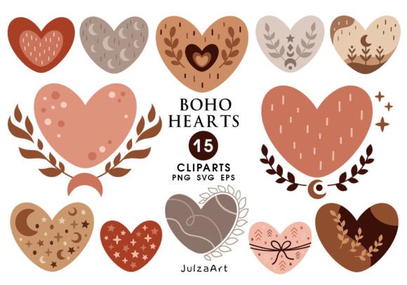 Download Boho Heart Clipart, Valentines Day - Valentine Collection