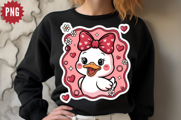 Download Preppy Valentines Goose PNG, Valentine L - Valentine Collection