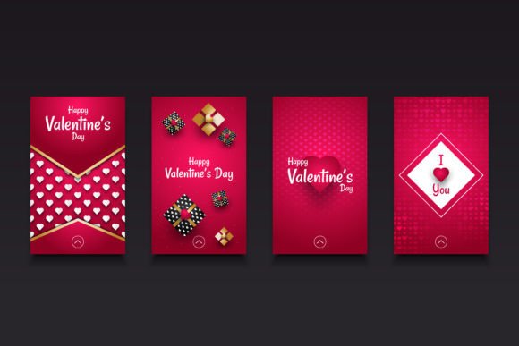 Download Valentine's Day Card or Poster Design - Valentine Collection