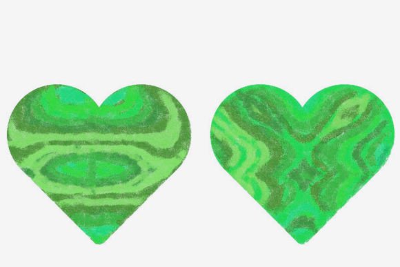 Download Moss Green Valentine Cutouts Watercolor - Valentine Collection