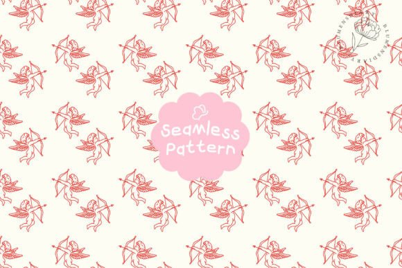 Download Cupid Seamless Pattern Valentine - Valentine Collection