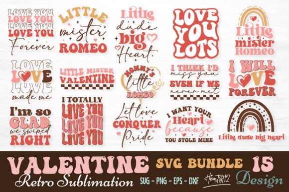 Download Valentine Retro SVG Bundle - Valentine Collection