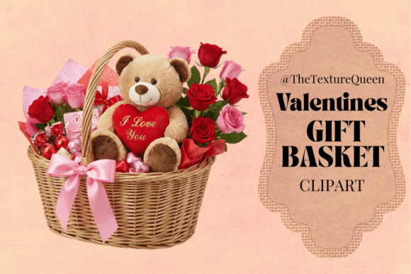 Download Valentines Day Gift Basket Clipart Png - Valentine Collection