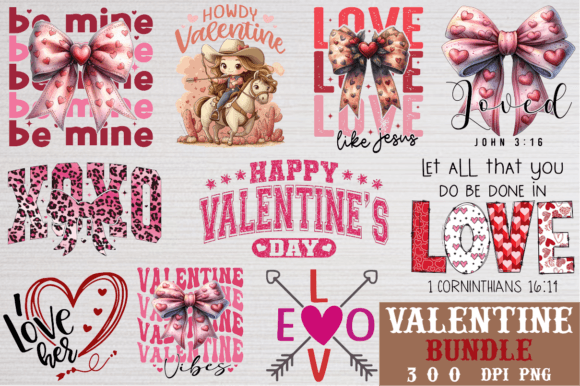 Download Valentine's PNG Bundle, Love PNG Bundle - Valentine Collection