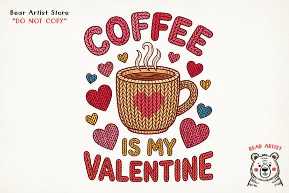 Download Iced Coffee Valentine Crochet, Valentine Crochet PNG - Valentine Collection