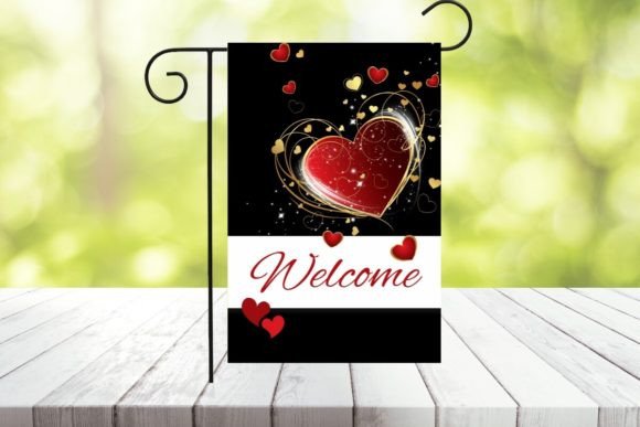 Download Valentine Garden Flag - Valentine Collection