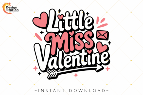 Download Little Miss Valentine PNG - Valentine Collection