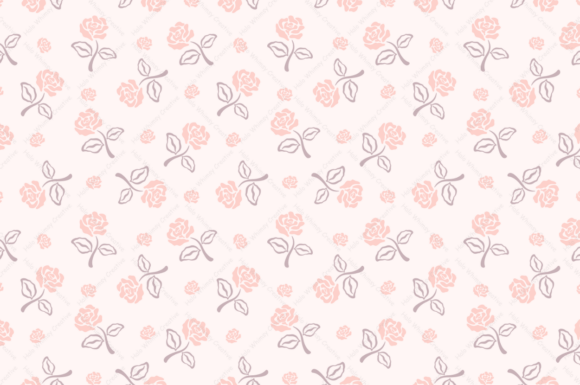 Download Romantic Rose Valentine Pattern - Valentine Collection