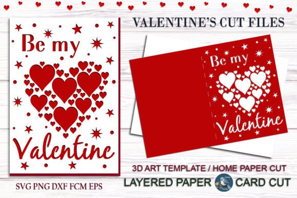 Download Happy Valentine's Day Cut Card SVG - Valentine Collection