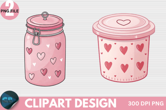Download Retro Pink Valentine Clipart PNG - Valentine Collection