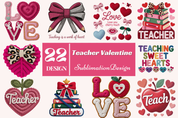 Download Teacher Valentine PNG Bundle - Valentine Collection