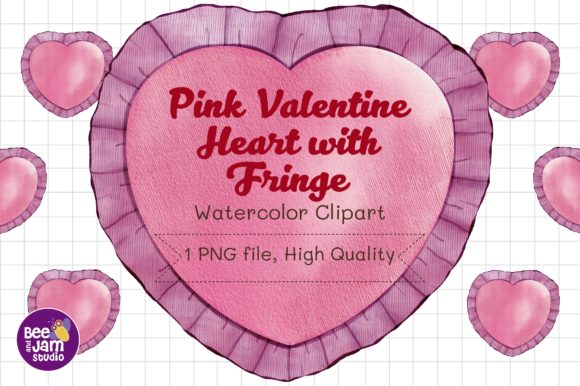 Download Pink Valentine Heart Watercolor - Valentine Collection