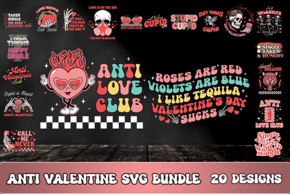 Download Anti Valentine SVG Bundle - Valentine Collection
