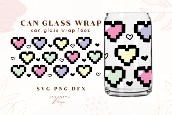 Download Valentine Hearts Svg Wrap Libbey Glass - Valentine Collection