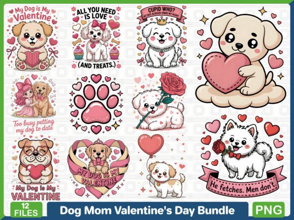 Download Dog Mom Valentine's Day Bundle - Valentine Collection