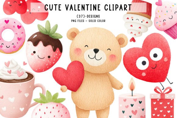 Download Cute Valentine Clipart - Valentine Collection