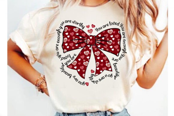 Download Red Valentine Coquette Bow Heart Design - Valentine Collection