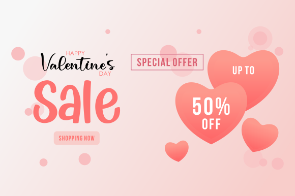 Download Valentine's Day Sale Banner - Valentine Collection