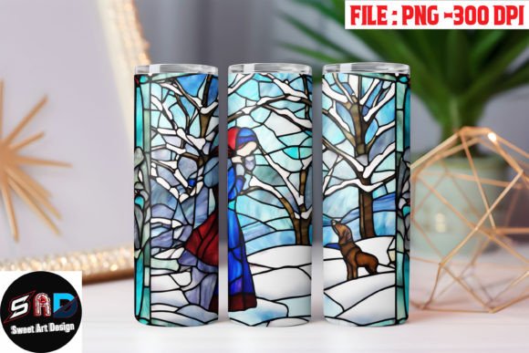Download Stained Glass Winter Valentines Romantic - Valentine Collection