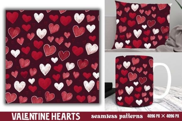 Download Valentines Day Seamless Pattern - Valentine Collection