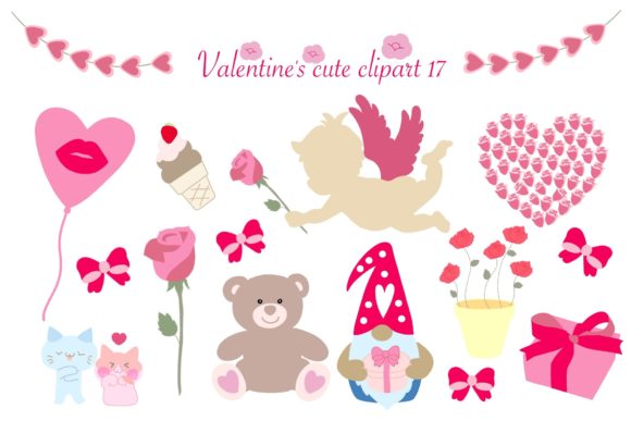 Download Valentine Cute Clipart Set 17 - Valentine Collection