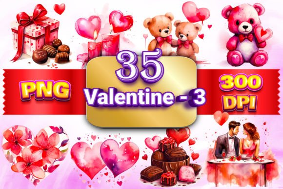Download Valentine Clipart Bundle 3 - Valentine Collection