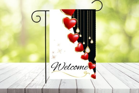 Download Valentine Garden Flag - Valentine Collection