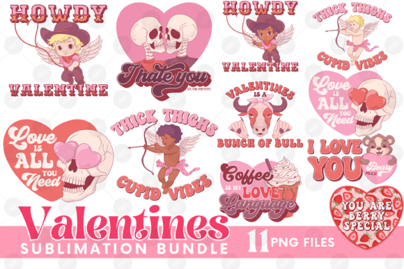 Download Funny Valentines Bundle | Cowboy Cupid - Valentine Collection