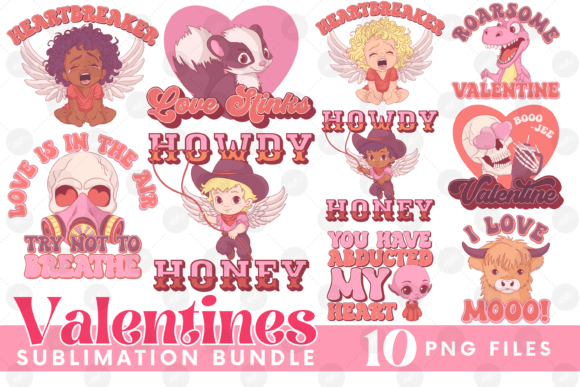 Download Funny Valentines Bundle | Cowboy Cupid - Valentine Collection