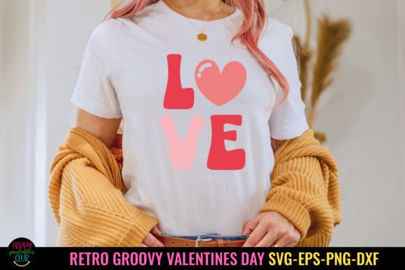Download Love Groovy Valentine SVG I Retro SVG - Valentine Collection