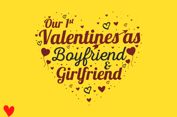 Download 1ST VALENTINES CARD FIRST EPS PNG SVG AI - Valentine Collection