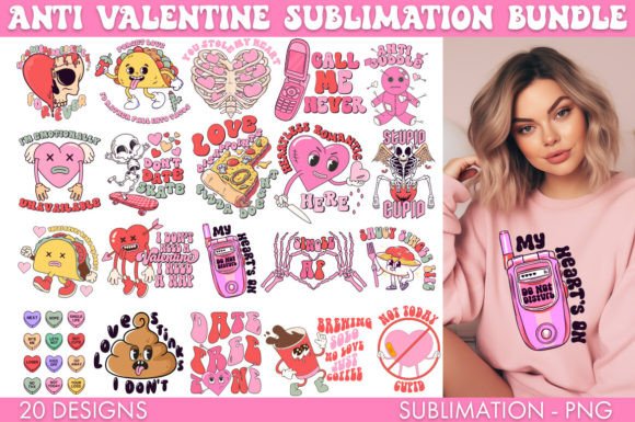 Download Anti Valentine PNG Bundle Sublimation - Valentine Collection
