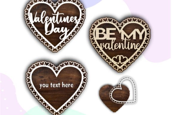 Download Valentines Day Heart Frame Laser Cut - Valentine Collection