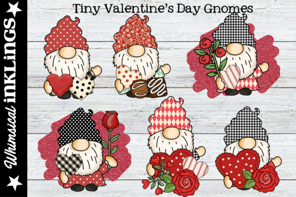 Download Tiny Valentine's Day Gnomes - Valentine Collection